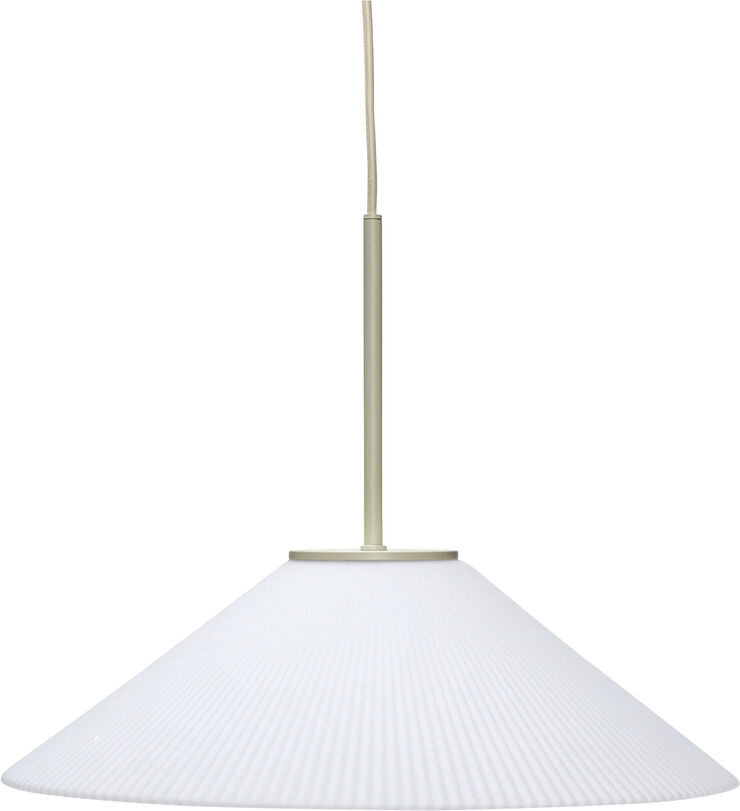 Hübsch Solid Pendel Sand/Hvid Sand,textured,white