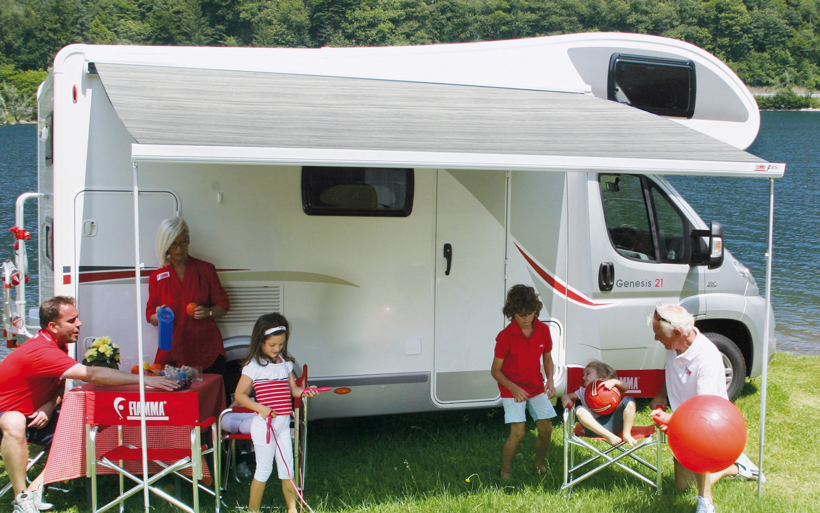 Fiamma F45L 500 Polar White Royal Grey