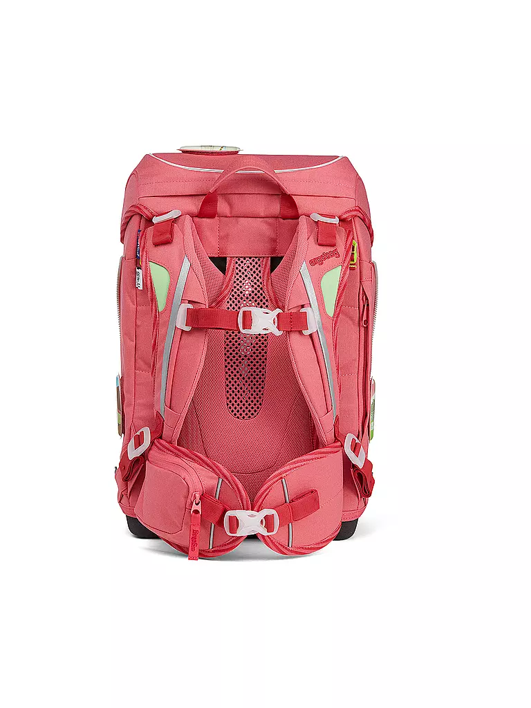 ERGOBAG Schultaschen Set 5tlg Cubo Lamas in Bärjamas rosa