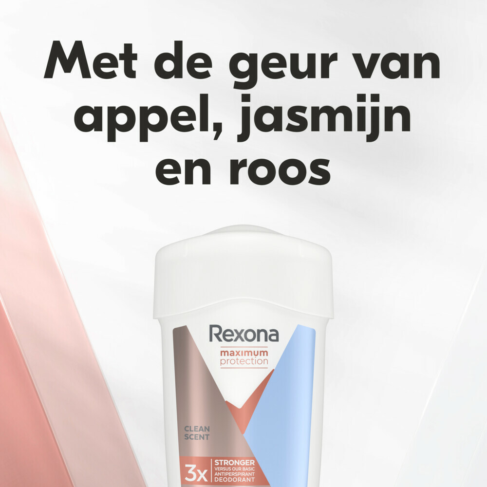 Rexona Deodorant Stick Cream Maximum Protection Clean Scent45 ml