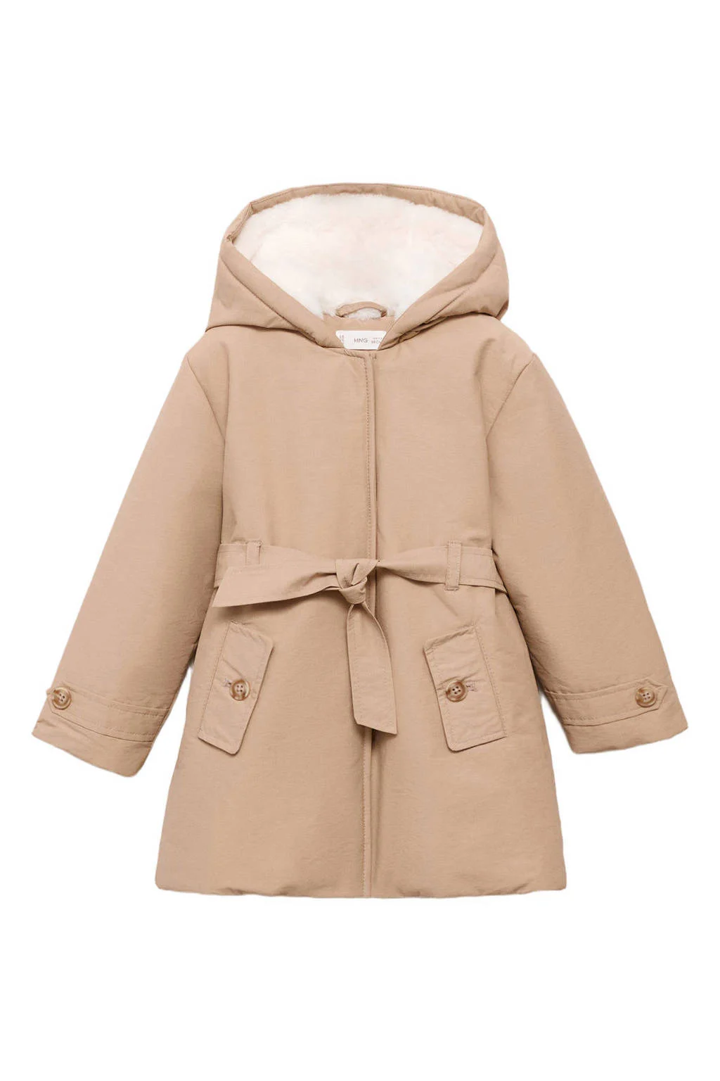 Mango Kids parka bruin