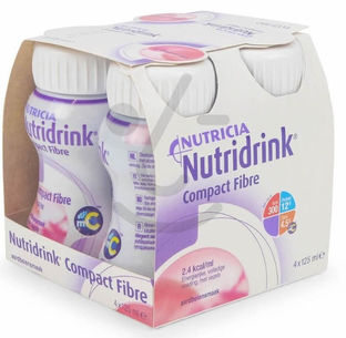 Nutridrink Compact Fibre Aardbei 125ML