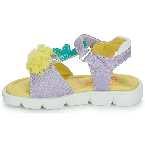 Agatha Ruiz de la Prada - SANDALIA CEREZAS - Violet / Jaune
