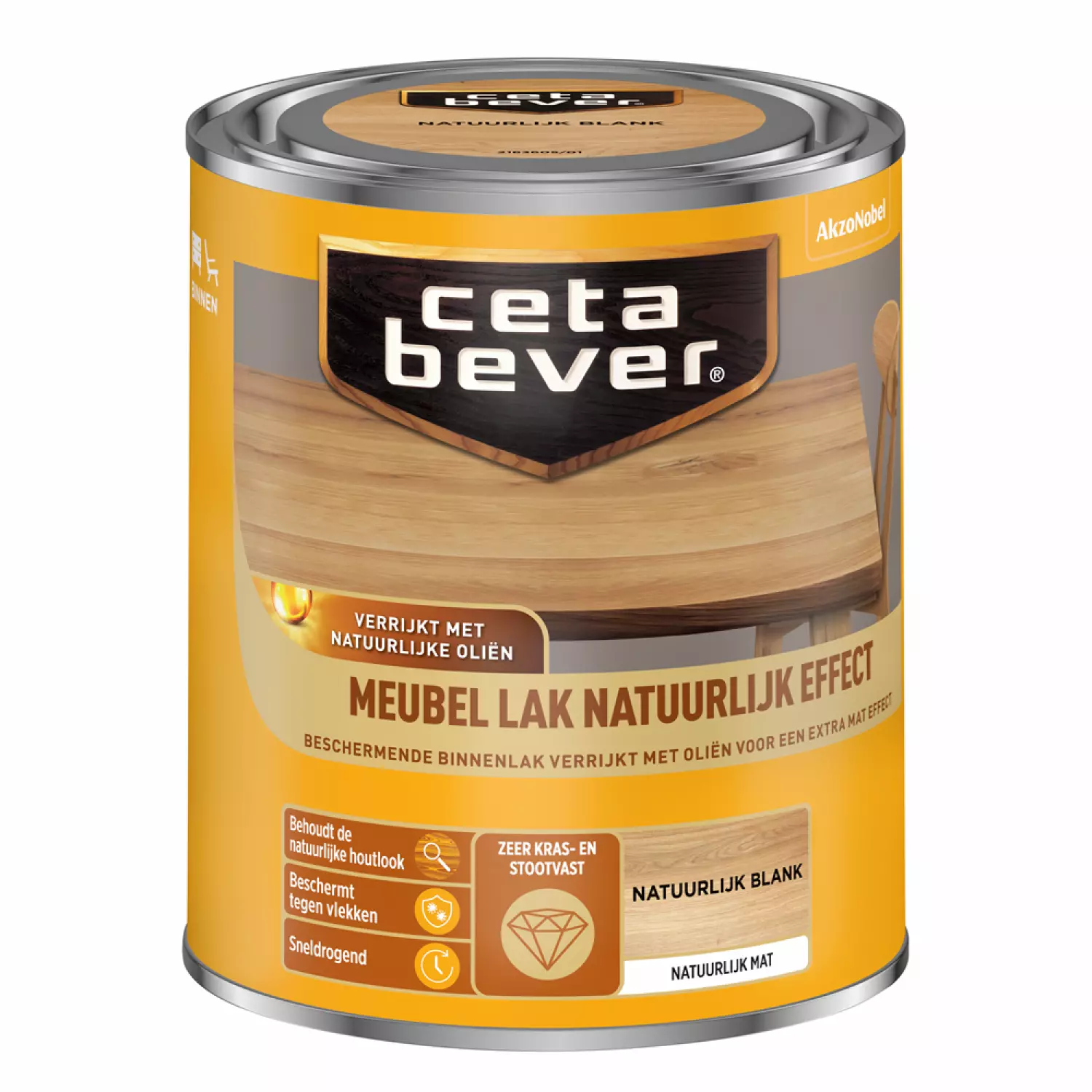 Cetabever Meubellak Natuurlijk Effect - Natuurlijk Blank - 750ml