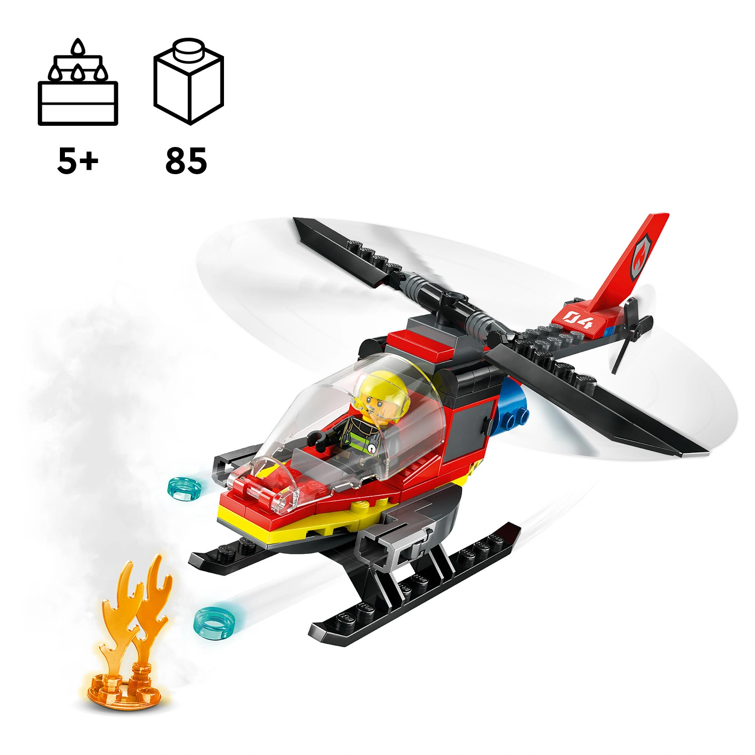 LEGO® City 60411 FEUERWEHRHUBSCHRAUBER