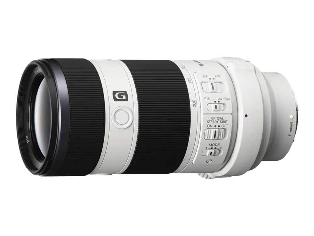 Sony SEL70200G - Telefoto zoom objektiv - 70 mm - 200 mm - f/4.0 G OSS - Sony E-mount - for Cinema Line; a VLOGCAM; a1; a1 II; a6700; a7 IV; a7C; a7C II; a7CR; a7R V; a7s III; a9 III