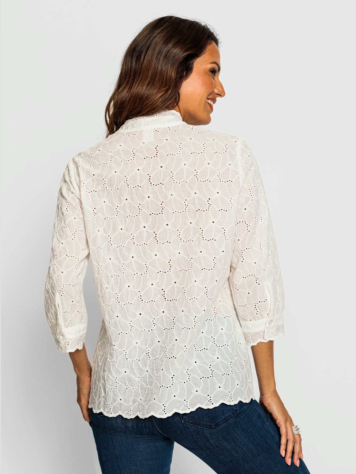 Chemisier superbe broderie de madère