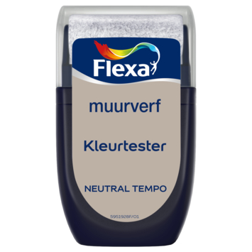 Flexa Creations 2026 muurverf kleurtester mat neutral tempo 30 ml