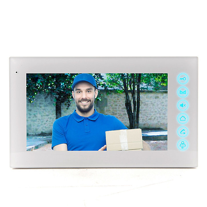 Écran vidéo filaire plat Blyss Jelbi blanc 7