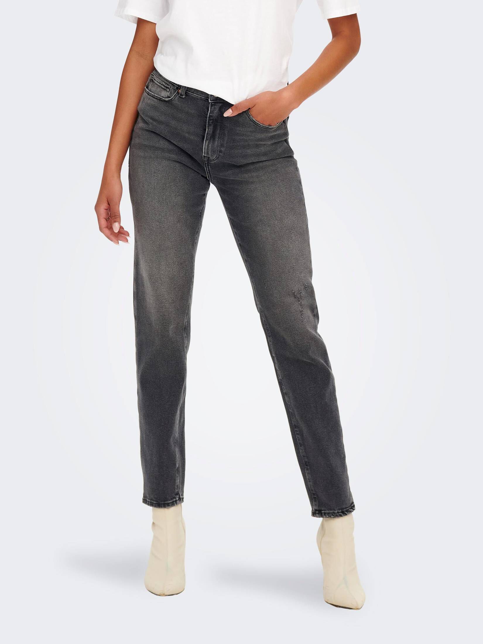 Only| Damen Jeans EMILY Straight Fit
