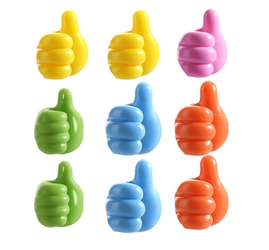 KIizzi - Set van 5: Hand siliconen kleefhaak