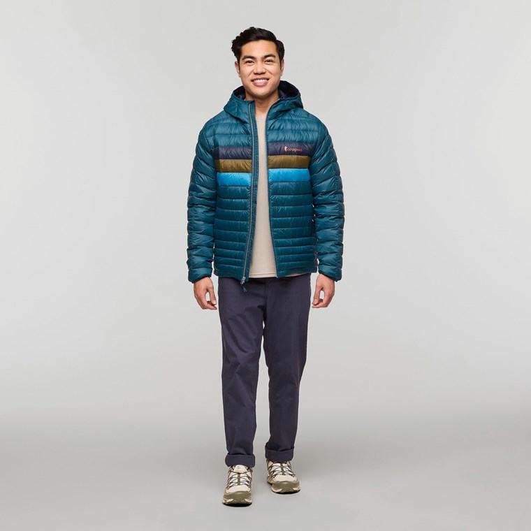 Cotopaxi Fuego Down Hooded Jacket Abyss Stripes