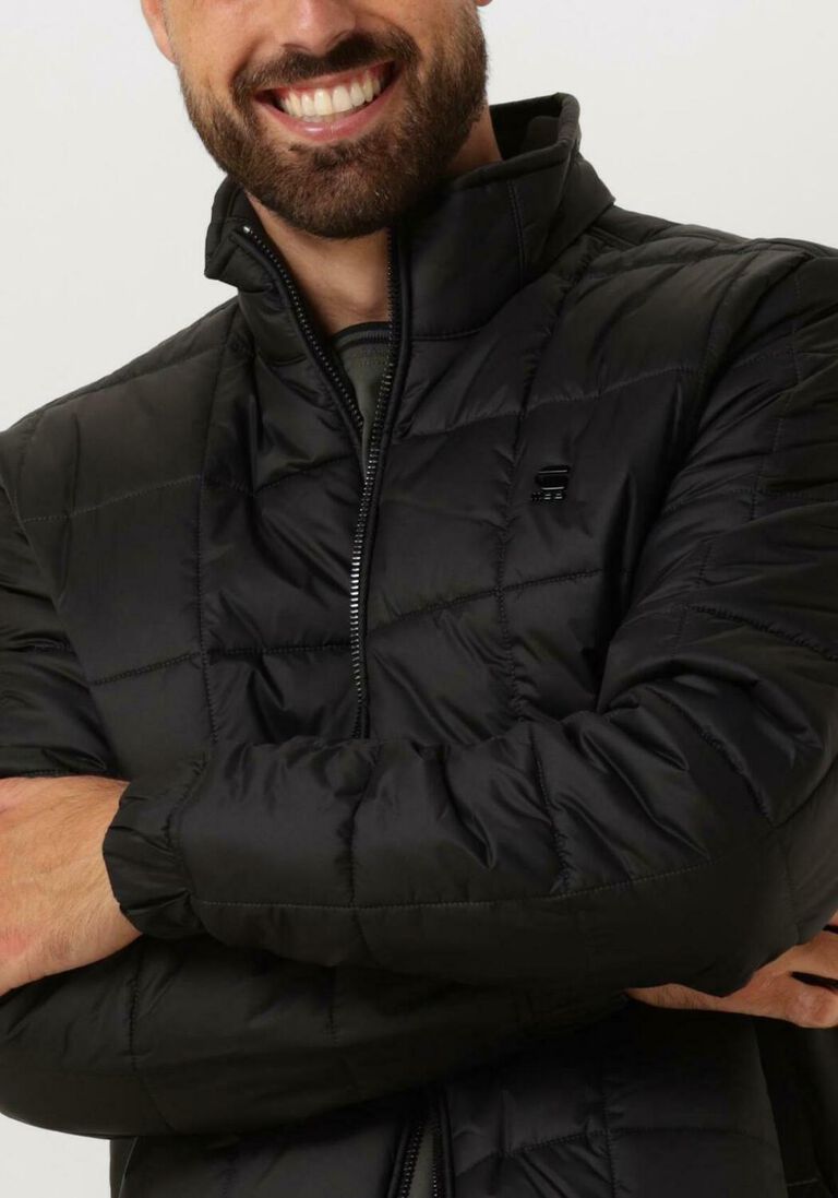 G-STAR RAW zwarte g-star raw gewatteerde jas meefic quilted jkt