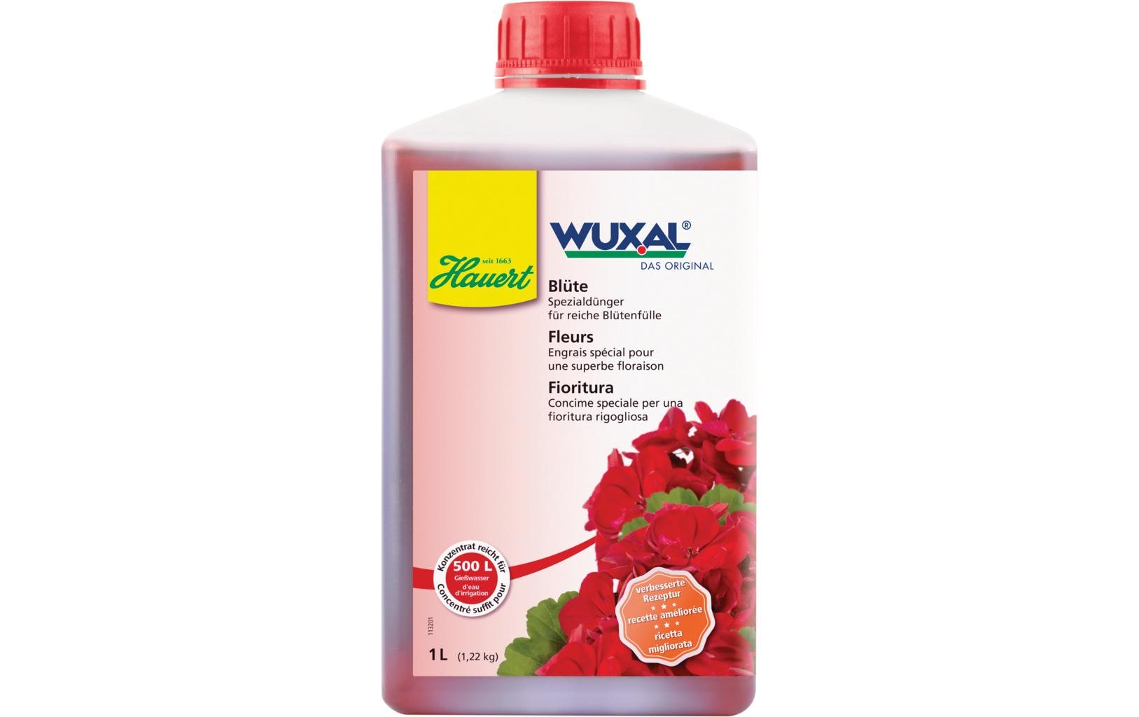 Spezialdünger Wuxal Blüte 1 lFlüssigdünger für Blütenpflanzen