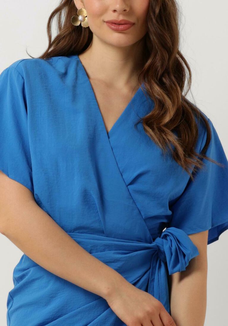 FREEBIRD blauwe freebird mini jurk kolette ss