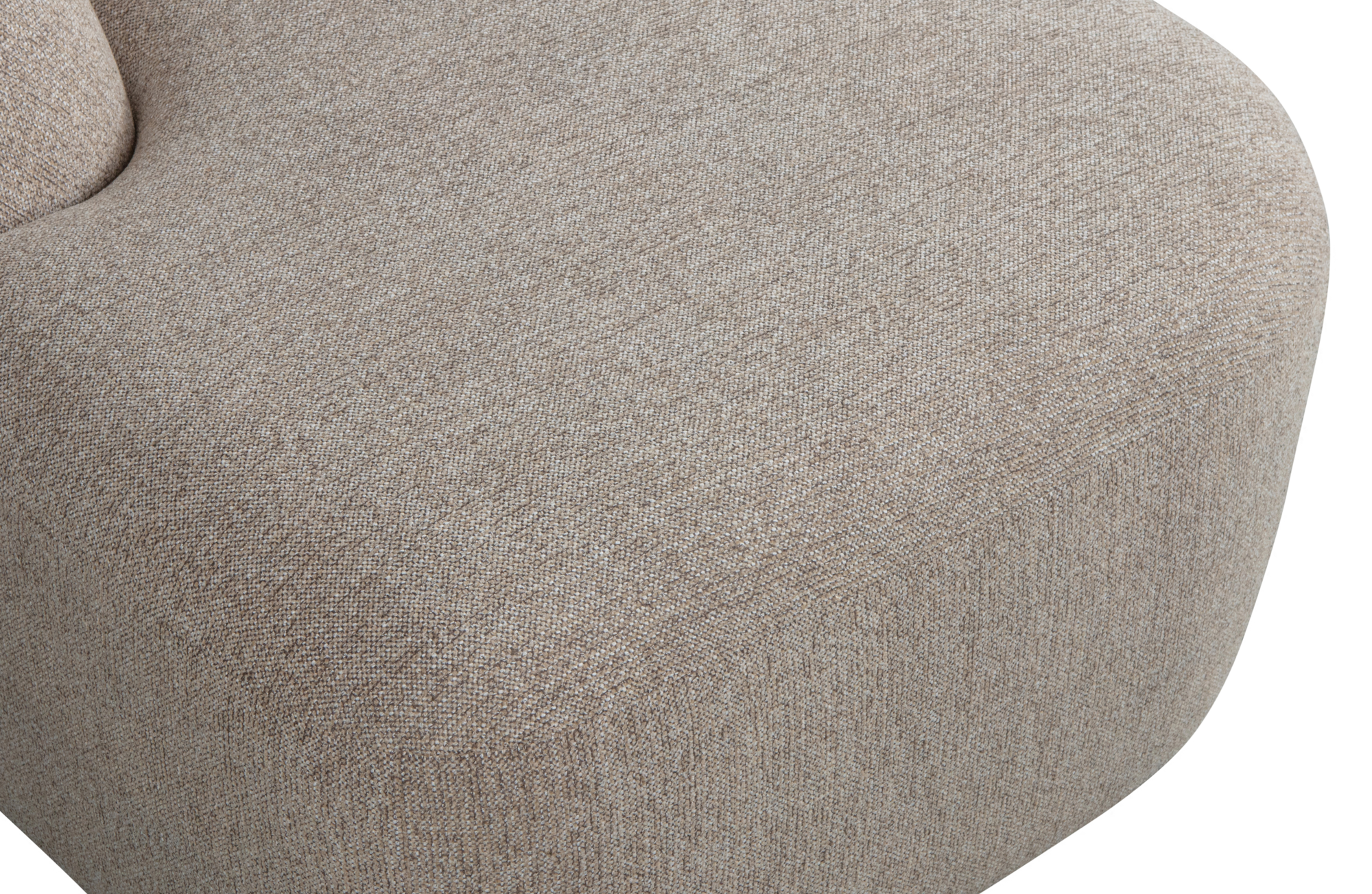 BePureHome hoekbank Sloping Naturel Melange - Links