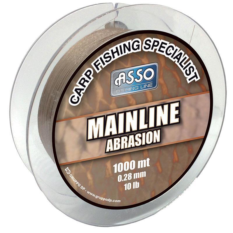 Nylon Carpe Asso Mainline Abrasion 1000M - Marron