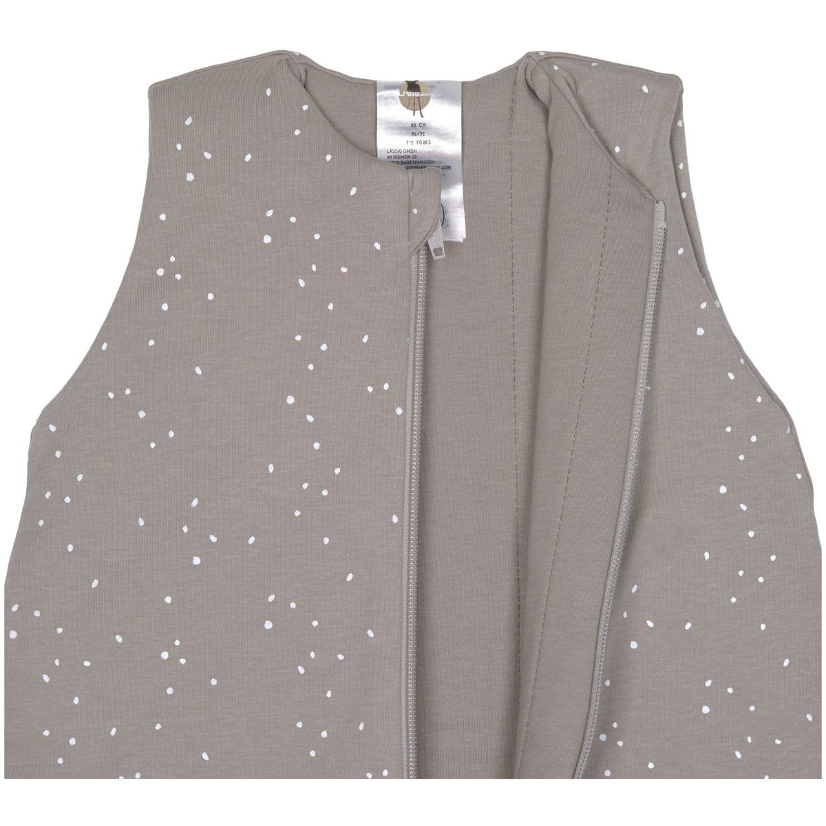 LässigLässig   Baby Ganzjahresschlafsack sprinkle taupe 50/56