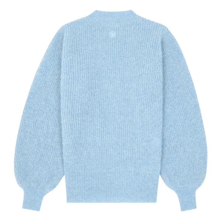 SMALLABLE BASICS Pull Femme Alpaga | Bleu ciel