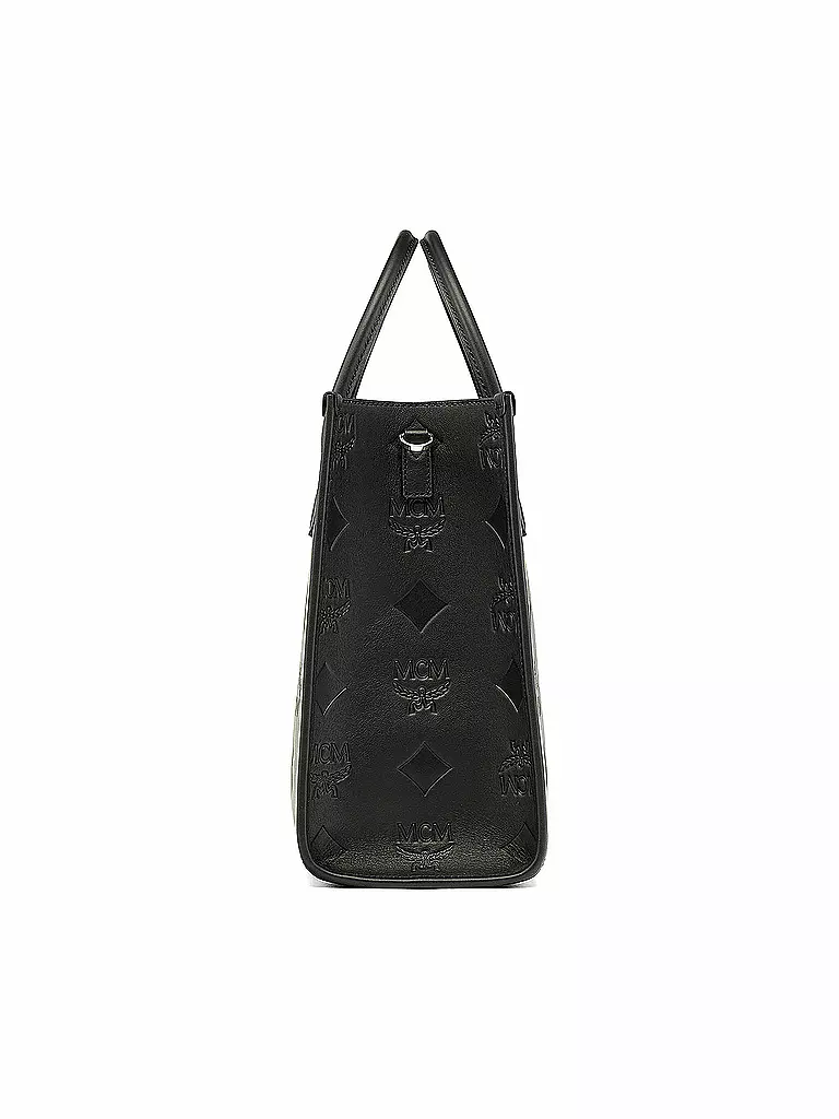 MCM Ledertasche - Tote Bag MÜNCHEN Large  schwarz