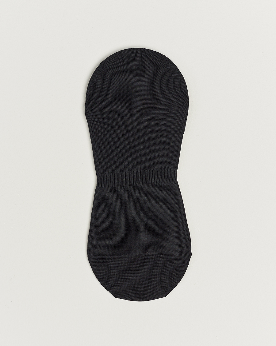 Bresciani Step in Ghost Socks Black