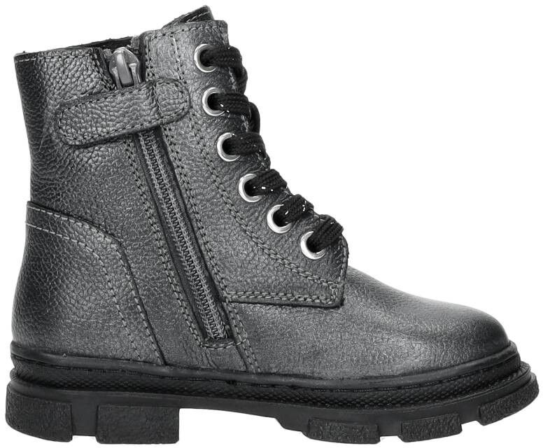 Keq Veterschoen hoog zilver