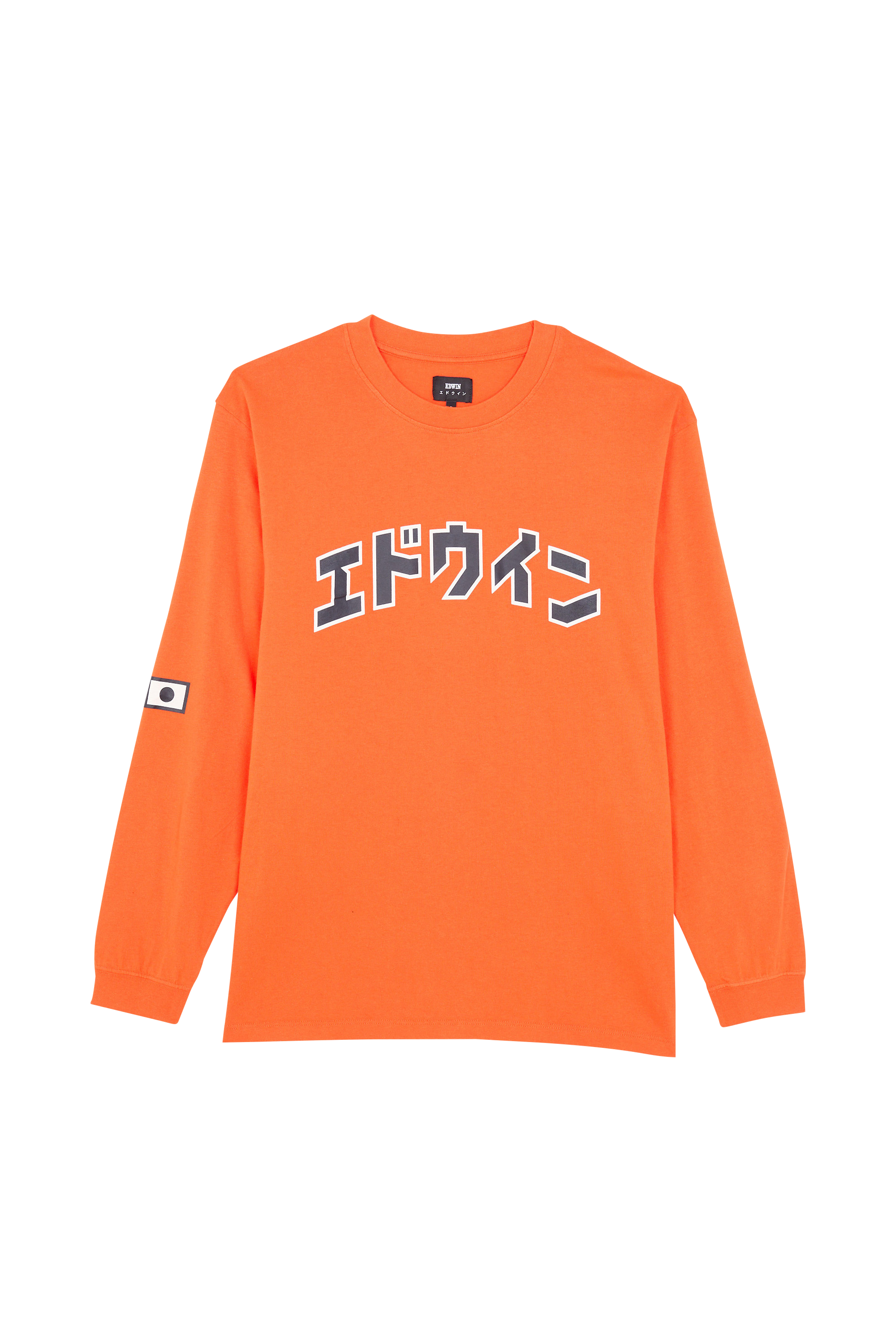 EDWIN T-shirt  Katakana Retro TS LS Orange