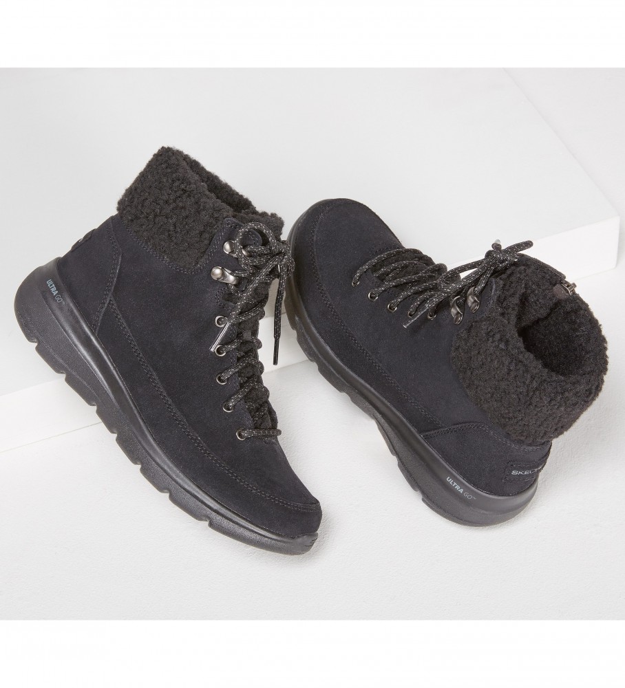 Botas Skechers On-the-GO Glacial Ultra em couro