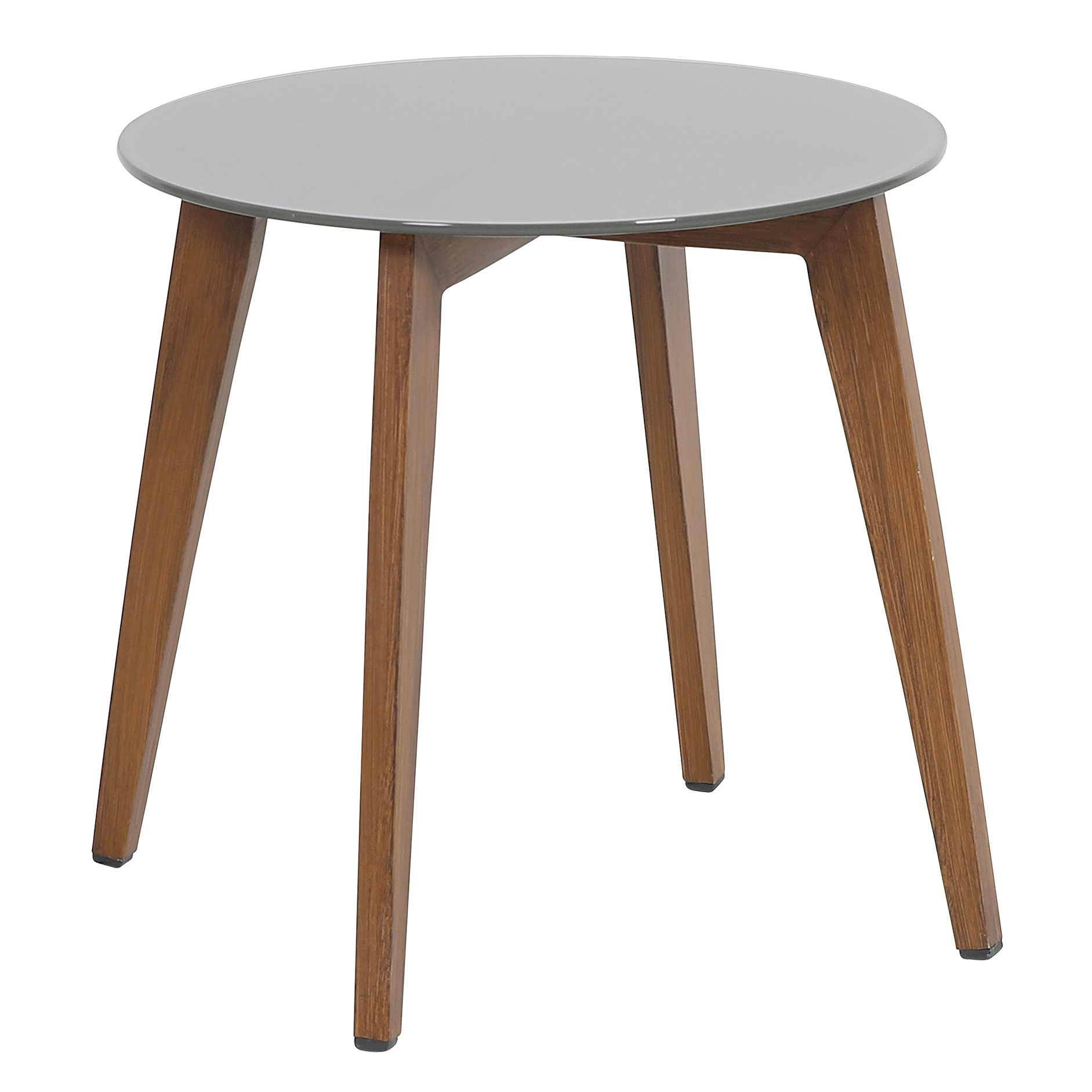 3-teiliges Balkon-Set - holzfarben-grau