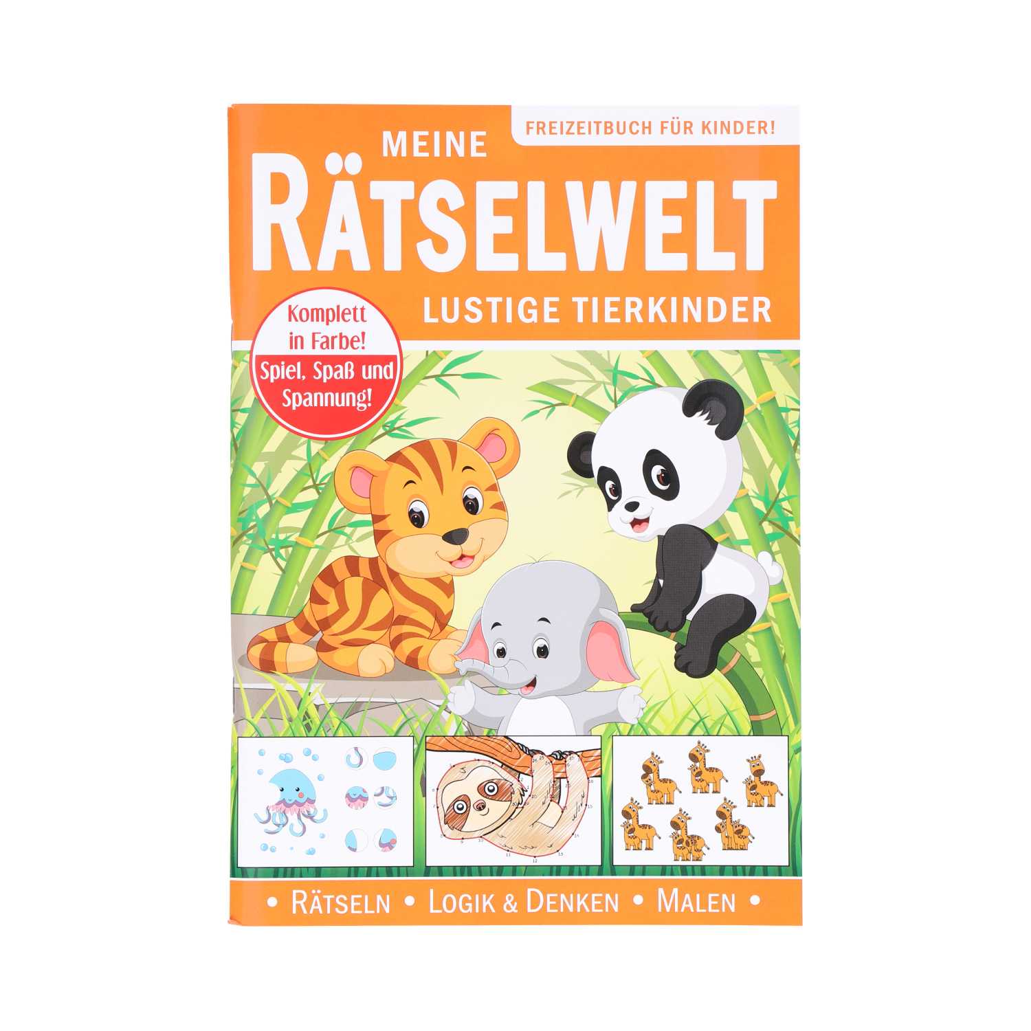 Rästelbuch für Kinder, 96Seiten, A5