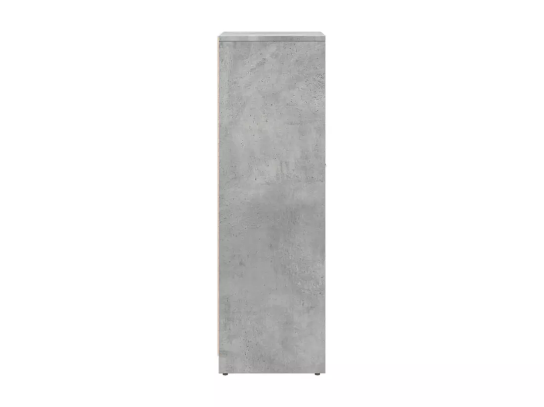 Armoire de salle de bain Gris béton 30x30x95 cm Aggloméré