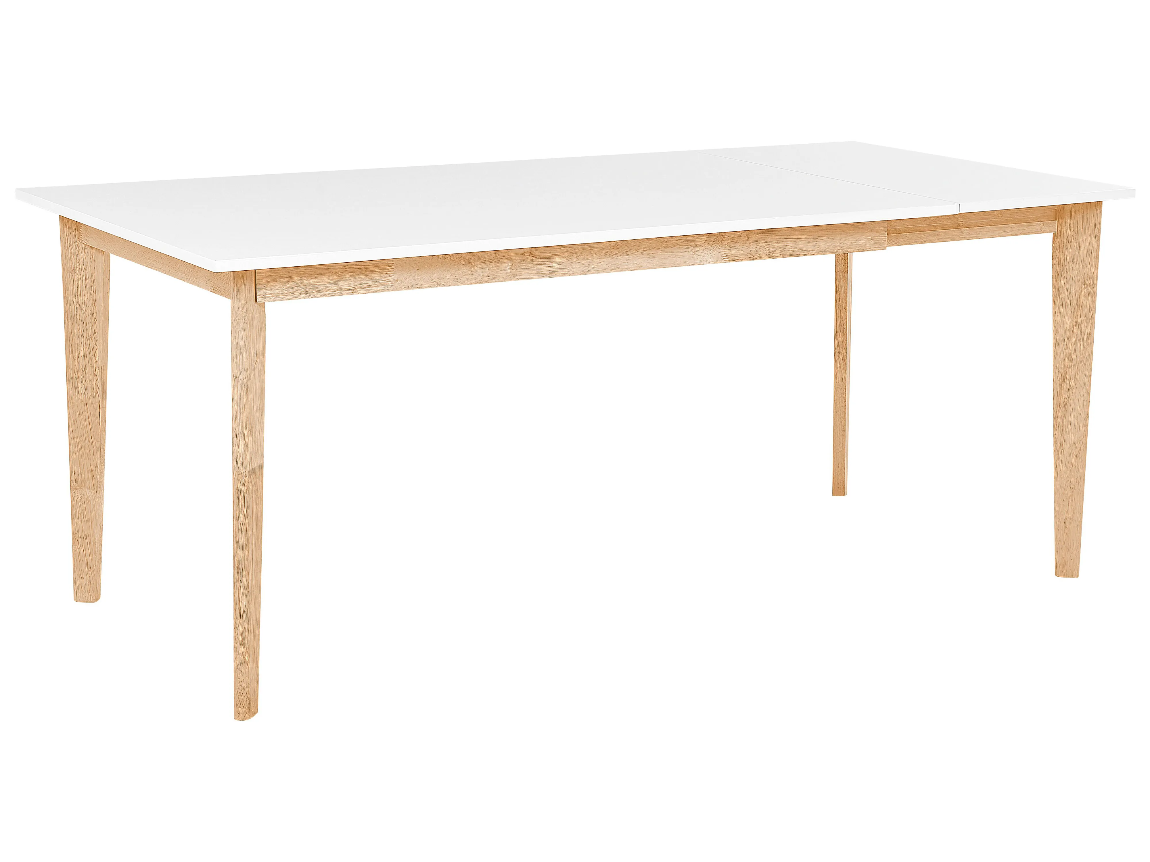 Eettafel uitschuifbaar SOLA Wit 90 cm 140/180 cm