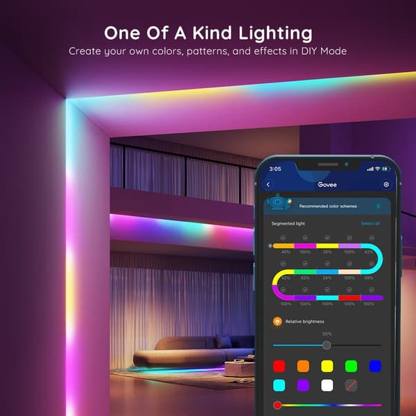 Govee H618C Smart strip light Wi-Fi/Bluetooth