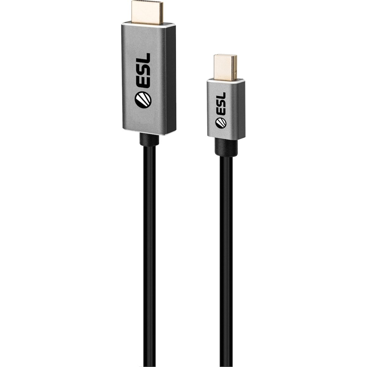 ESL Gaming mini DisplayPort- til HDMI-kabel (2 m)