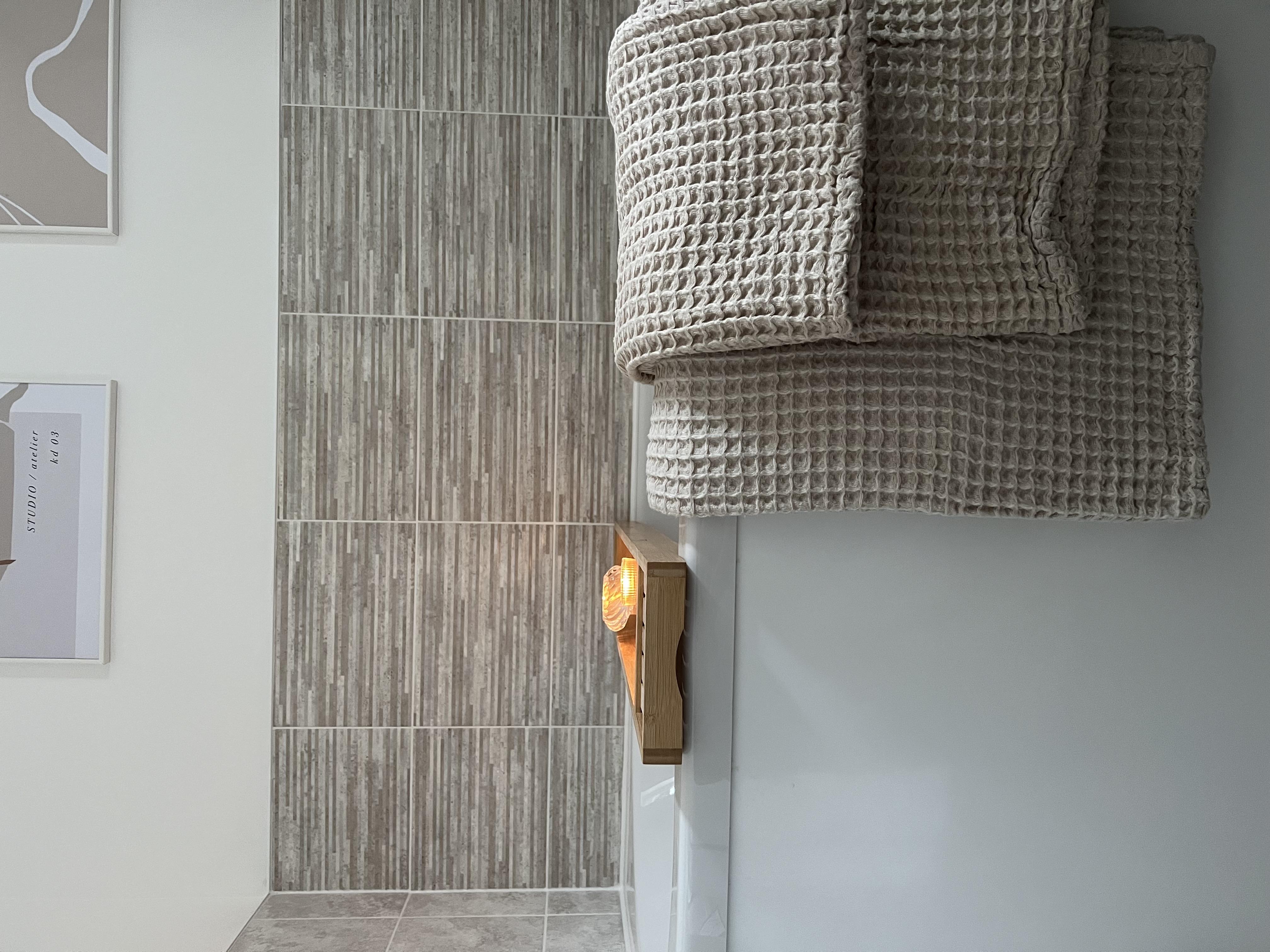4-delige handdoekset AREORA Katoen Beige