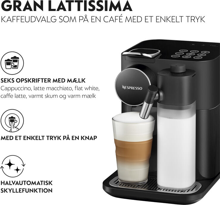 Nespresso Nespresso Gran Lattissima by DeLonghi, White