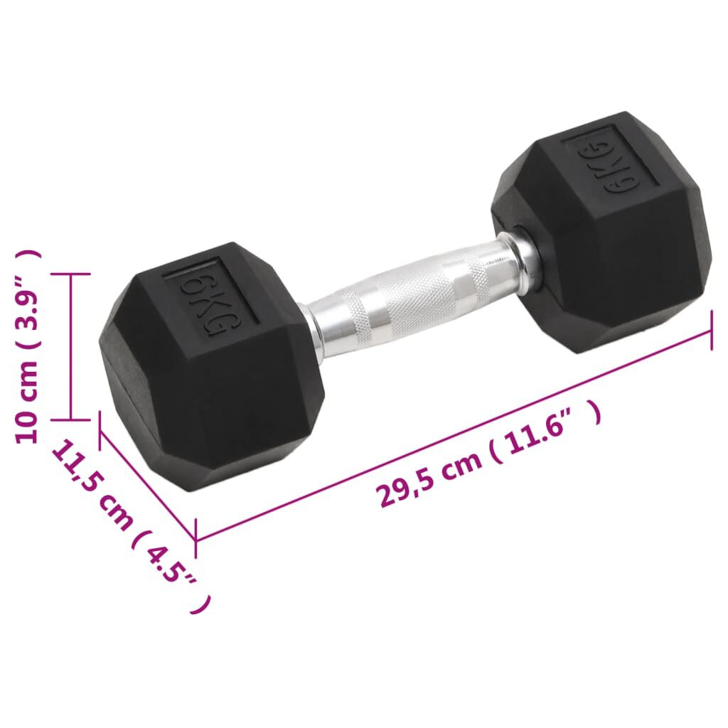 vidaXL Halters, 2 stuks, 12 kg, massief gietijzer