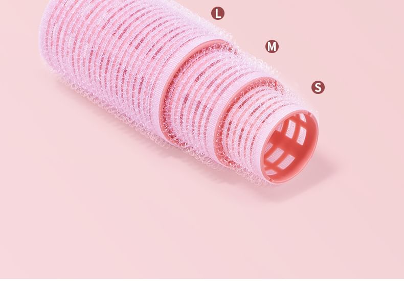 Charyeina - Set van 6: Plastic haarroller (verschillende designs)