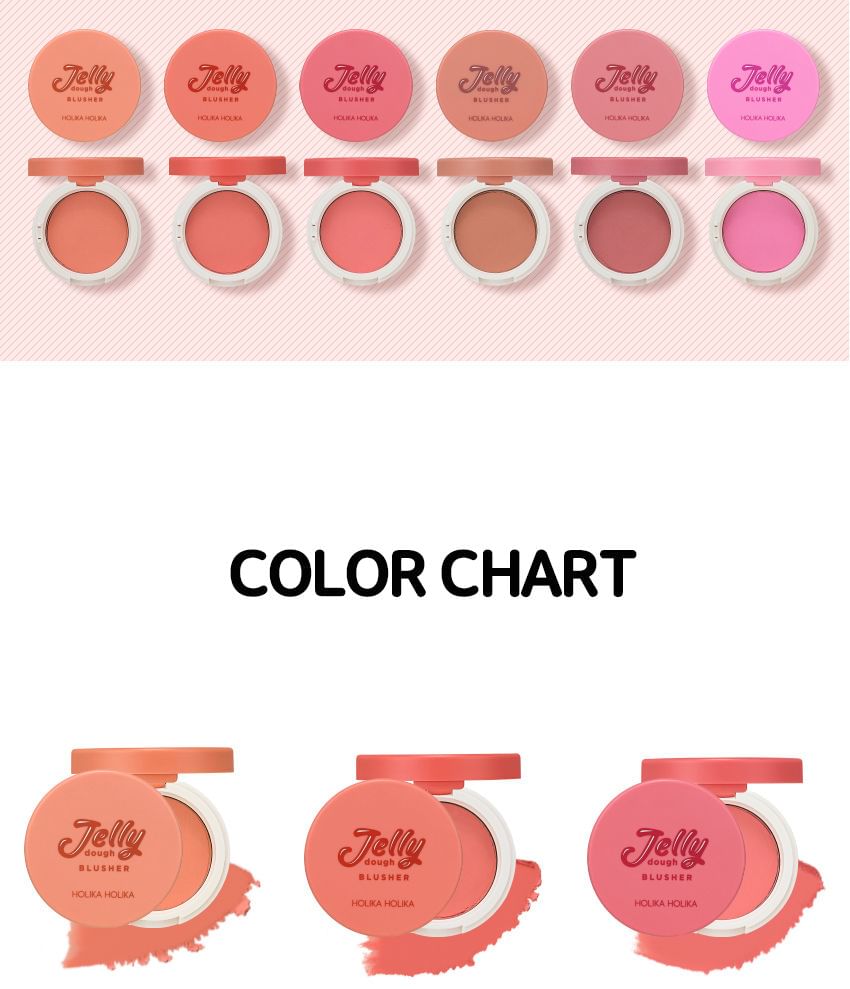 HOLIKA HOLIKA - Jelly Dough Blusher (6 kleuren)