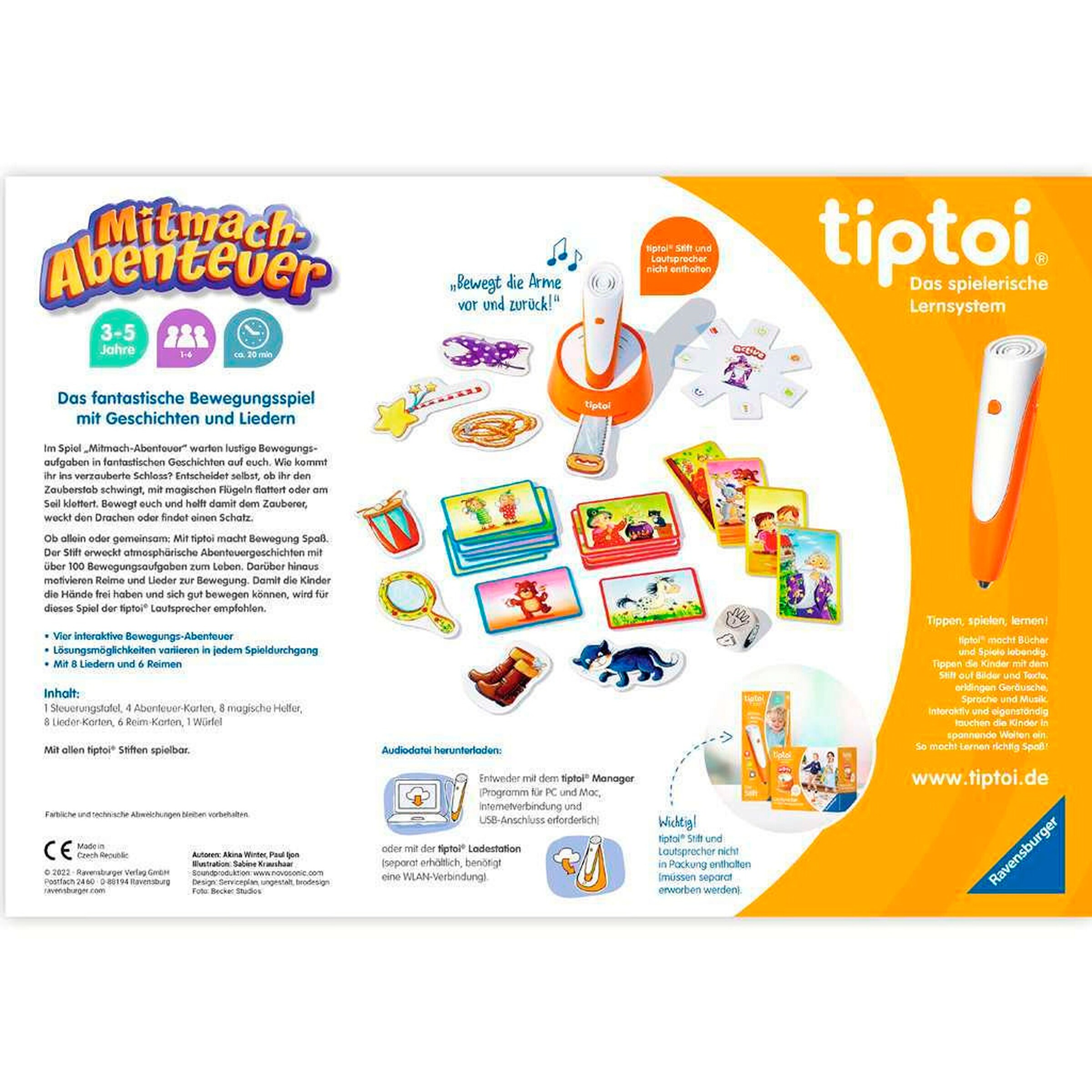 Ravensburger - TIPTOI ACTIVE Mitmach-Abenteuer