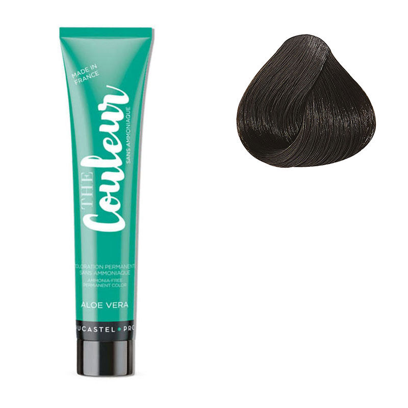 Coloration sans ammoniaque The Couleur 4.77 châtain marron intense