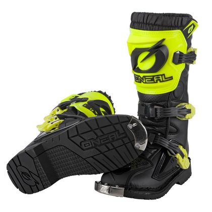 Bottes cross O'Neal RIDER PRO YOUTH - NEON YELLOW - Jaune