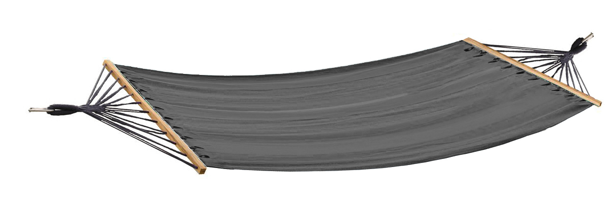 Hängematte HAWAII - anthrazit - 100x200 cm
