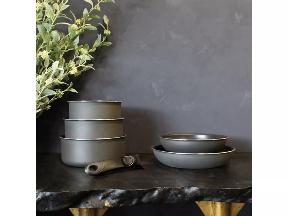 Menastyl - Poele Amovible Iris En Aluminium Et Induction 28 Cm