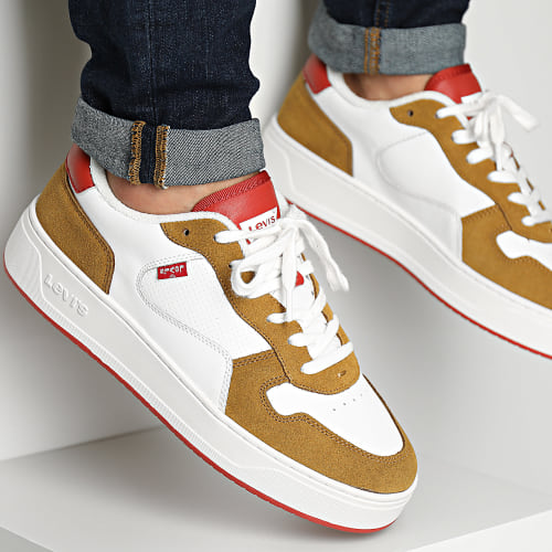 Baskets Glide 235200 Regular White Camel