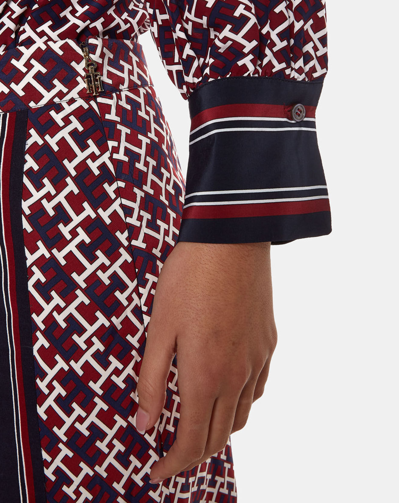 Tommy Hilfiger Jupe midi imprimée Monogram multicolore