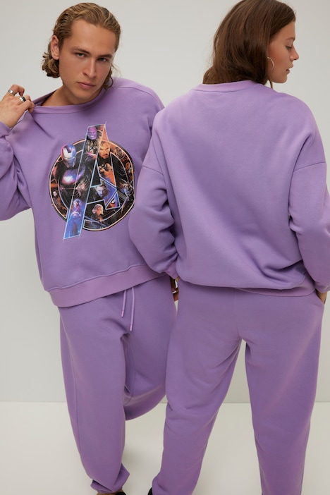 Sweatshirt Marvel, oversized, Rundhals, Langarm, Unisex