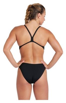 Maillot de Bain 1 Pièce Femme Arena Team Challenge Back Solid Noir