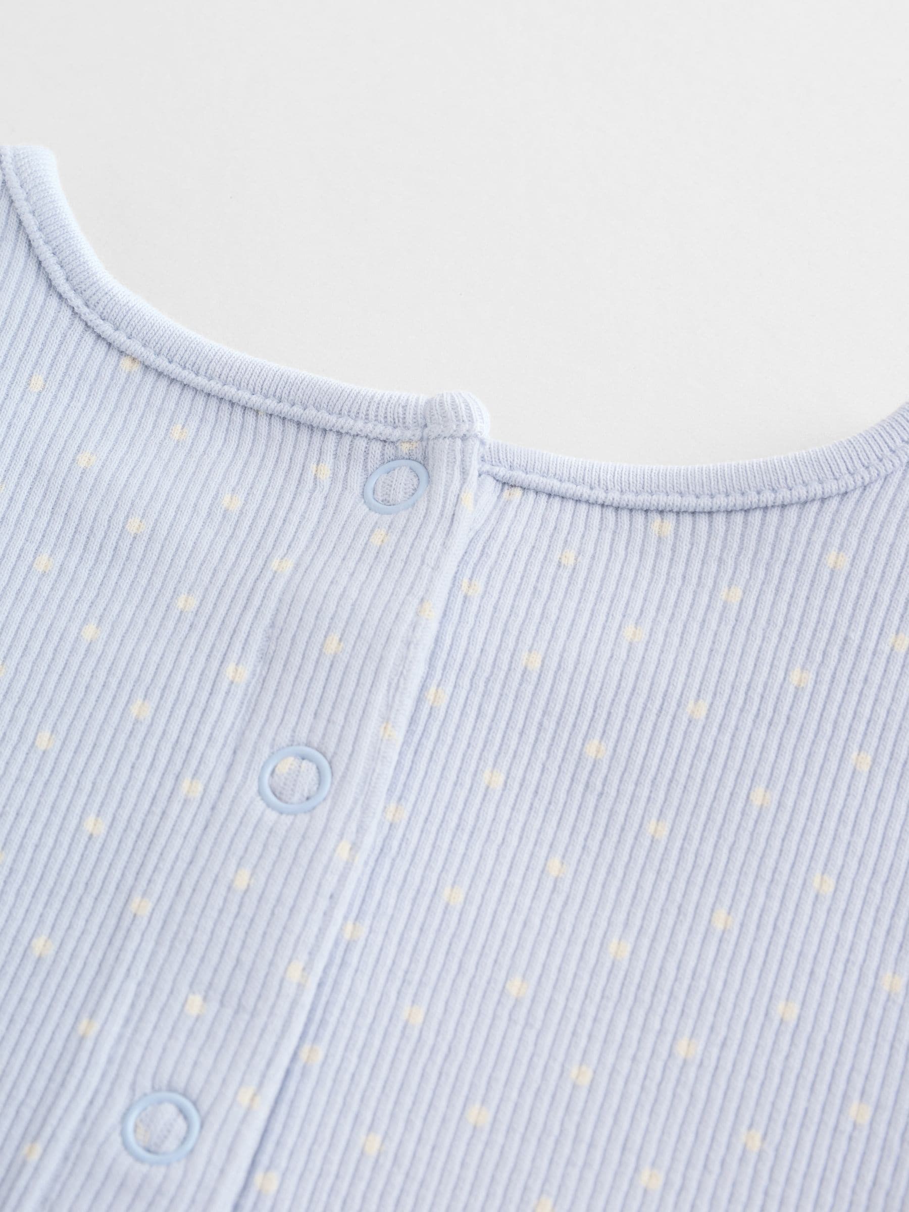 Blauw met stippen - Set met babyfriltop met lange mouwen en legging (0mnd-2jr)