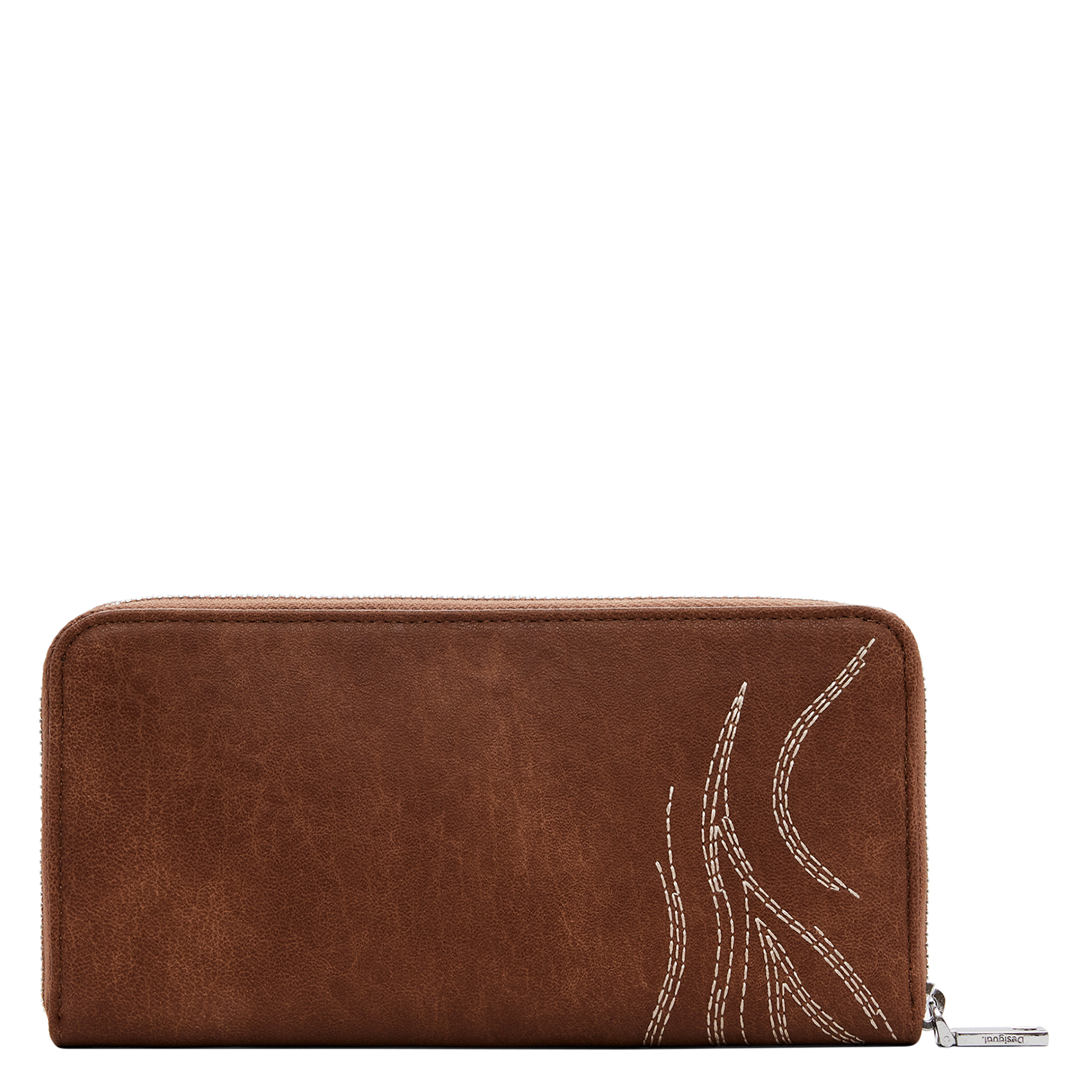 Portefeuille effet cuir | Marron